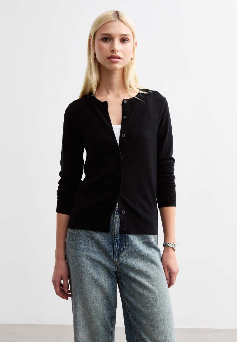 Кардиган New Look CREW NECK BUTTON UP, Black
Кардиган New Look CREW NECK BUTTON UP, Black
