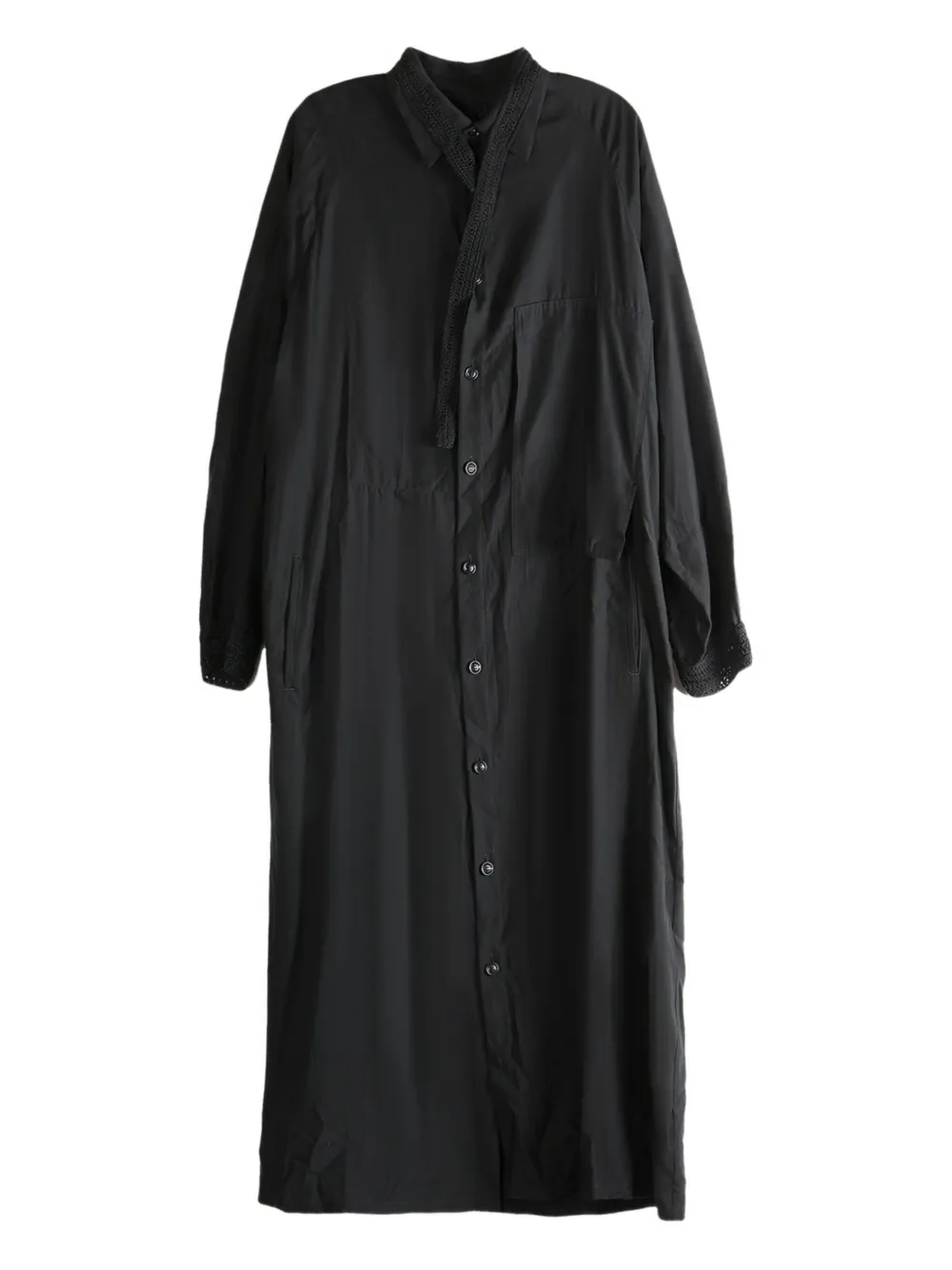 Платье-рубашка с пуговицами на манжетах Y's, черный
Платье-рубашка с пуговицами на манжетах Y's, черный