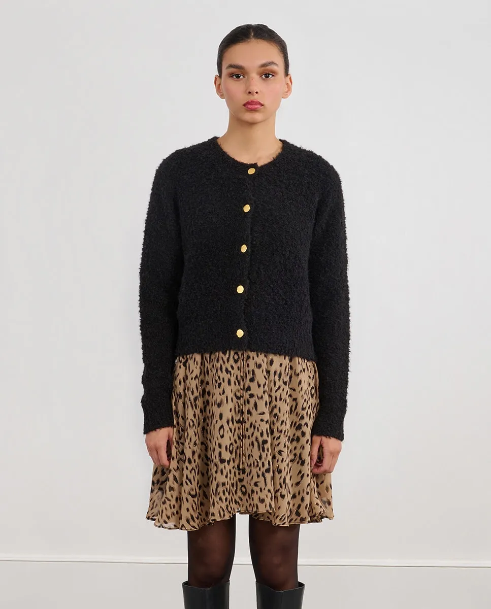 Женский кардиган с длинными рукавами из мягкой ткани Lili Sidonio, черный
Женский кардиган с длинными рукавами из мягкой ткани Lili Sidonio, черный