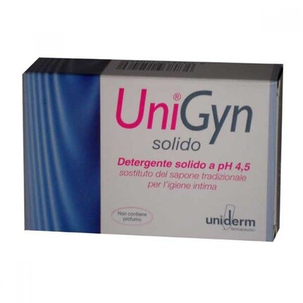 Unigyn Ph 4.5 Твердое очищающее средство для интимной гигиены 100 г Uniderm Farmaceutici Srl
Unigyn Ph 4.5 Твердое очищающее средство для интимной гигиены 100 г Uniderm Farmaceutici Srl