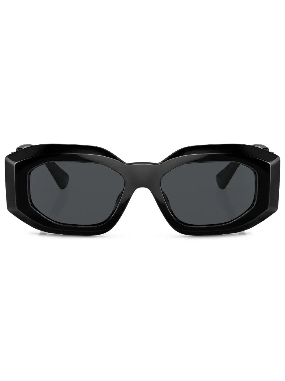 Затемненные солнцезащитные очки в геометричной оправе Versace Eyewear, черный
Затемненные солнцезащитные очки в геометричной оправе Versace Eyewear, черный