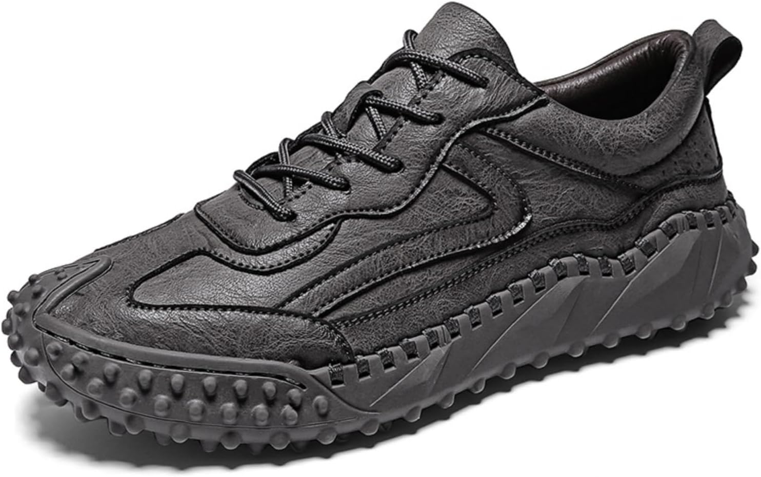 Мужские ручной работы кожаные кроссовки на шнуровке, повседневные мягкие кеды с комфортной подошвой Netehadi, серый
Мужские ручной работы кожаные кроссовки на шнуровке, повседневные мягкие кеды с комфортной подошвой Netehadi, серый