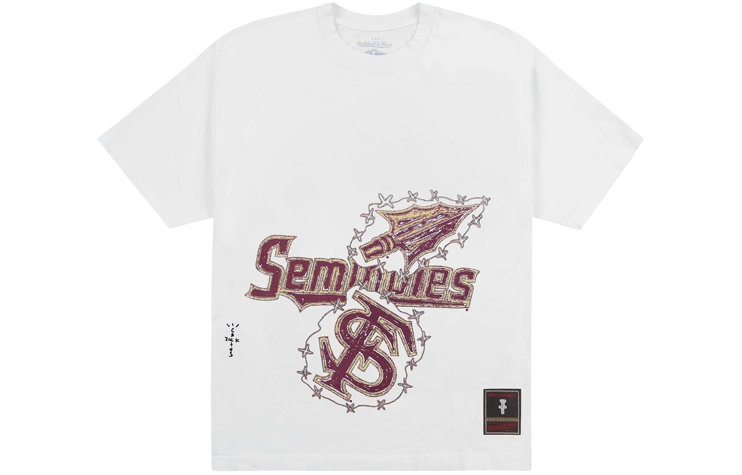 Футболка Mitchell & Ness X унисекс белая Travis Scott, белый
Футболка Mitchell & Ness X унисекс белая Travis Scott, белый