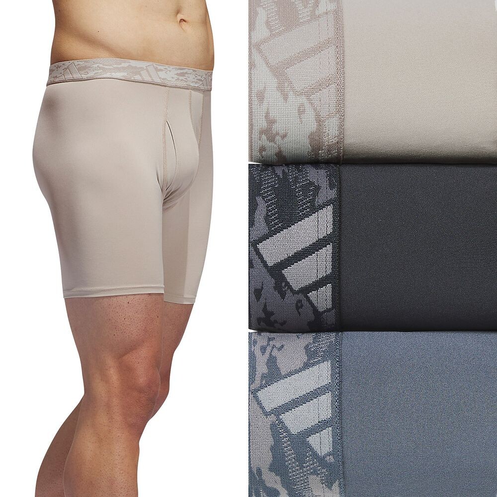 Мужские трусы-боксеры из микрофибры adidas (3 пары) Adidas, цвет Beige Carbon Gray
Мужские трусы-боксеры из микрофибры adidas (3 пары) Adidas, цвет Beige Carbon Gray