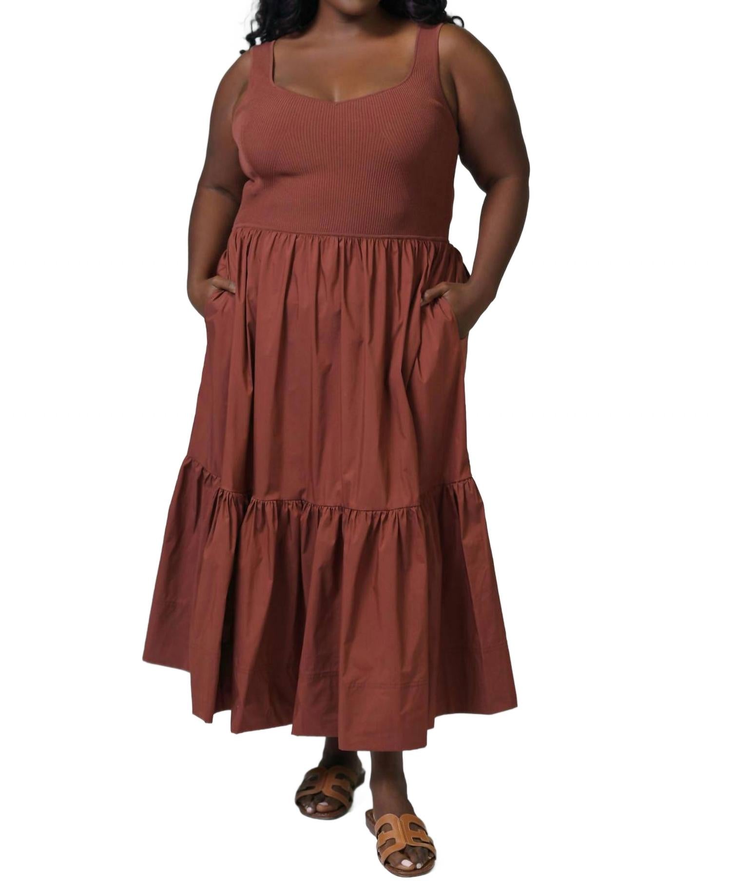 Платье Josephina - плюс размера, цвет корица Tanya Taylor, Cinnamon
Платье Josephina - плюс размера, цвет корица Tanya Taylor, Cinnamon