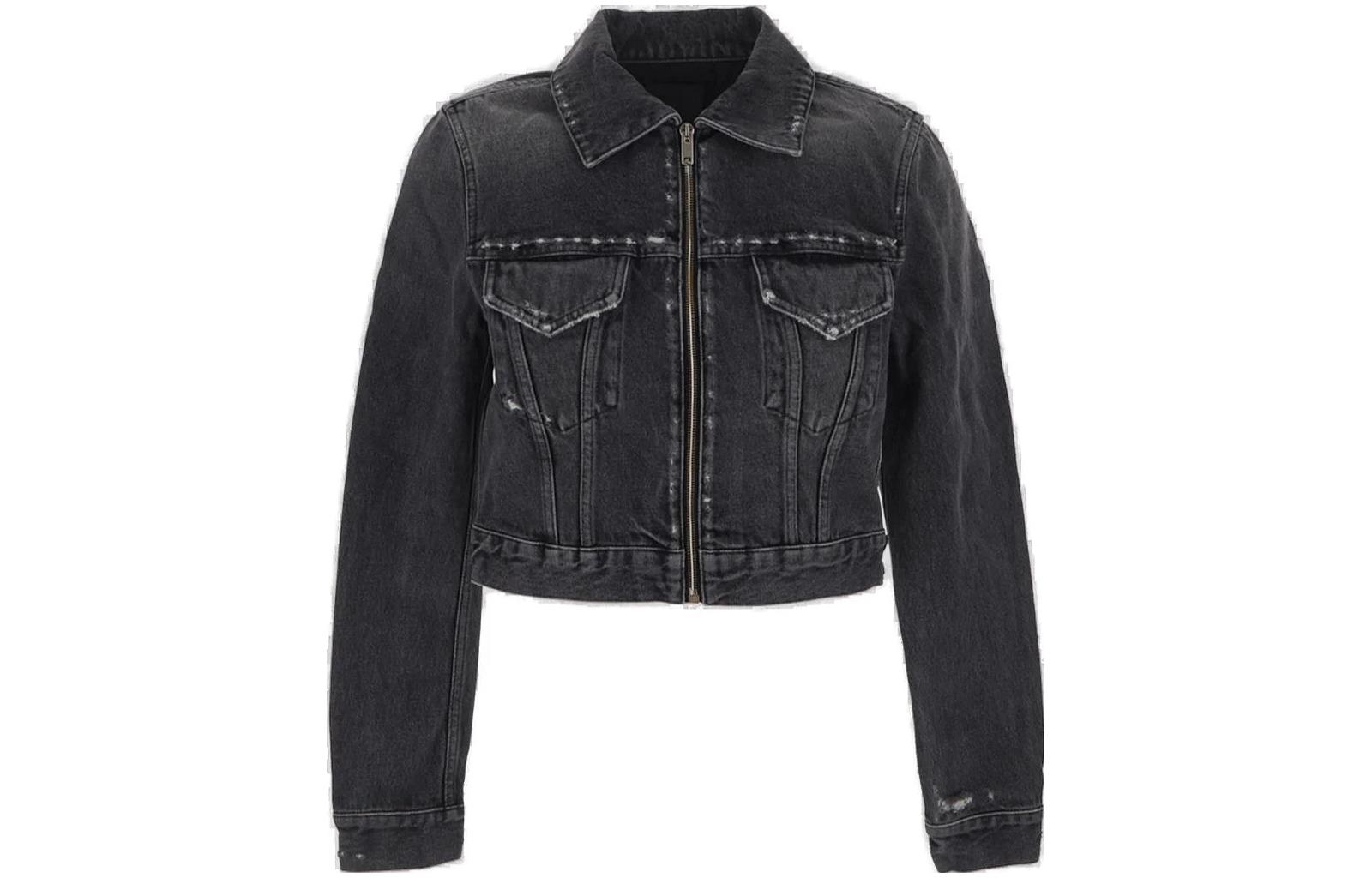 Givenchy Воротниковая куртка на молнии, Black
Givenchy Воротниковая куртка на молнии, Black