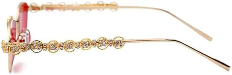 Солнцезащитные очки из сплава для женщин, винтажные солнцезащитные очки с бриллиантами, солнцезащитные очки для мужчин, очки с защитой от УФ-излучения UV400 MTZJH, C3
Солнцезащитные очки из сплава для женщин, винтажные солнцезащитные очки с бриллиантами, солнцезащитные очки для мужчин, очки с защитой от УФ-излучения UV400 MTZJH, C3