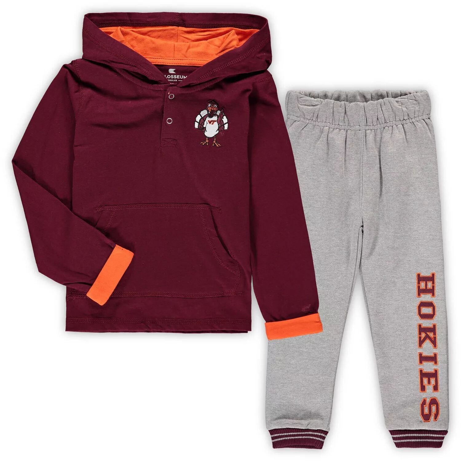 Комплект с капюшоном и спортивными штанами для малышей Colosseum Maroon/Heathered Grey Virginia Tech Hokies Poppies Colosseum
Комплект с капюшоном и спортивными штанами для малышей Colosseum Maroon/Heathered Grey Virginia Tech Hokies Poppies Colosseum