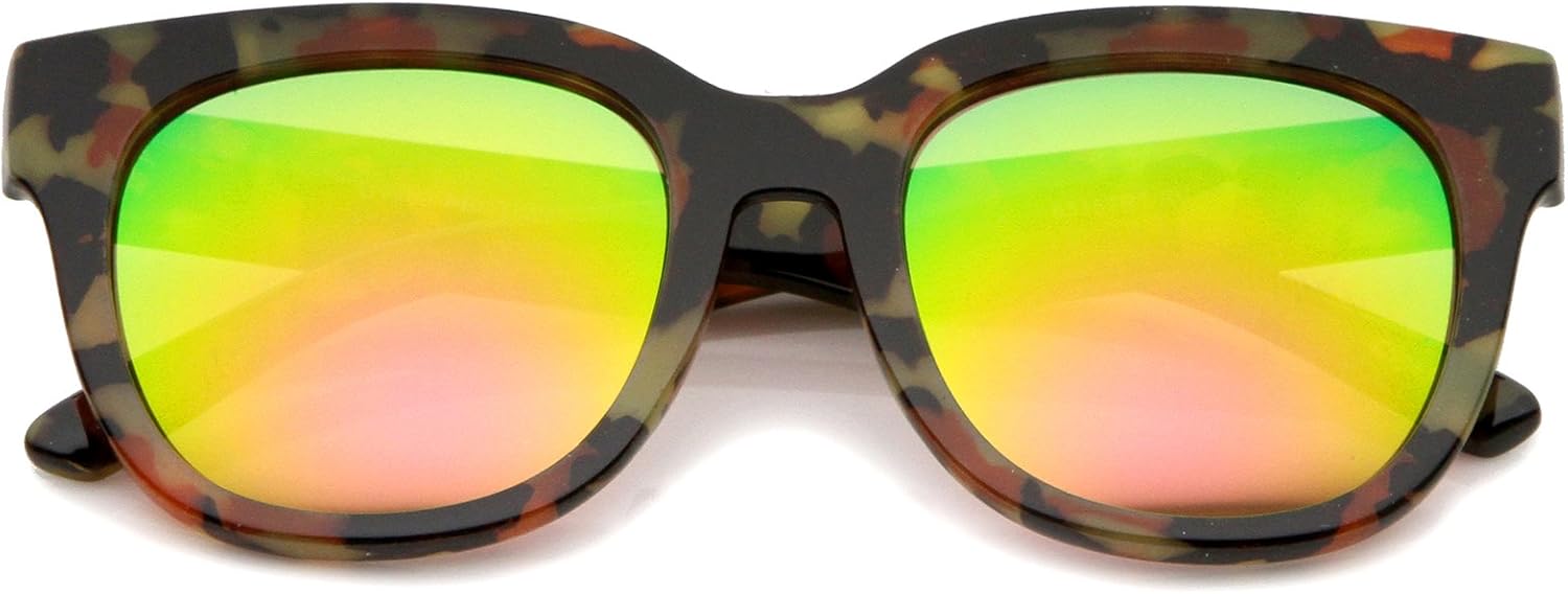 Солнцезащитные очки zeroUV Oversize Block с зеркальными линзами в черепаховой оправе, квадратной формы, роговая форма, диаметр линз 53 мм, Orange-block-tortoise / Pink-green Mirror
Солнцезащитные очки zeroUV Oversize Block с зеркальными линзами в черепаховой оправе, квадратной формы, роговая форма, диаметр линз 53 мм, Orange-block-tortoise / Pink-green Mirror