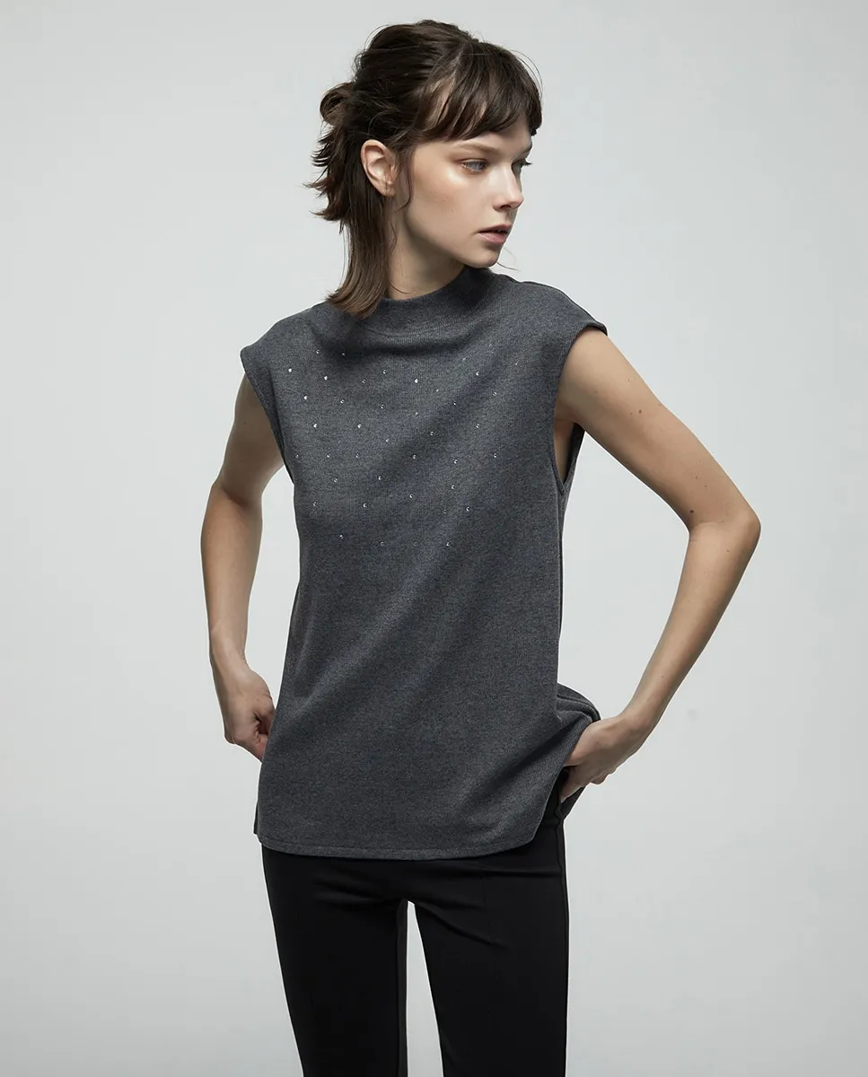 Футболка с стразами Sfera, серый
Футболка с стразами Sfera, серый