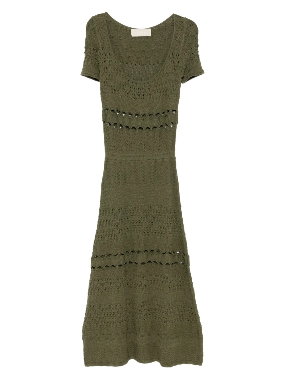 Платье миди с вырезом Elie Saab, зеленый
Платье миди с вырезом Elie Saab, зеленый