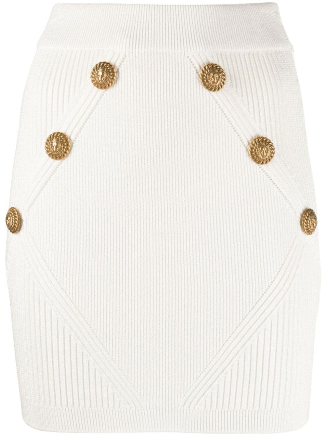 Balmain юбка мини с тиснеными пуговицами, белый
Balmain юбка мини с тиснеными пуговицами, белый