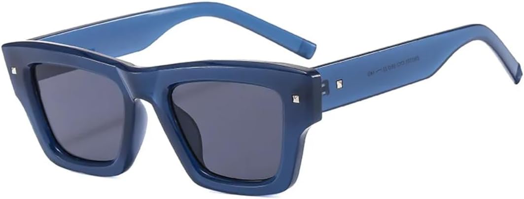 Мужские солнцезащитные очки неправильной квадратной формы в стиле ретро с заклепками, роскошные солнцезащитные очки с защитой от УФ-излучения UV400 для женщин UATXTAU, Blue
Мужские солнцезащитные очки неправильной квадратной формы в стиле ретро с заклепками, роскошные солнцезащитные очки с защитой от УФ-излучения UV400 для женщин UATXTAU, Blue