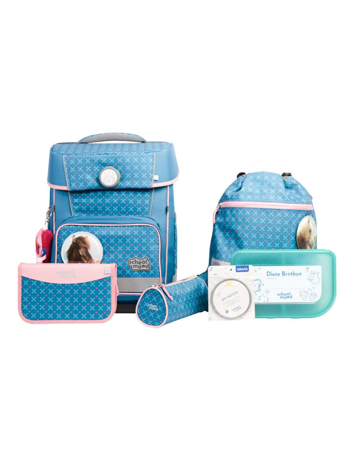 SCHOOL-MOOD Набор школьных сумок Champion Pro, 7 предметов, с изображением лошади
SCHOOL-MOOD Набор школьных сумок Champion Pro, 7 предметов, с изображением лошади