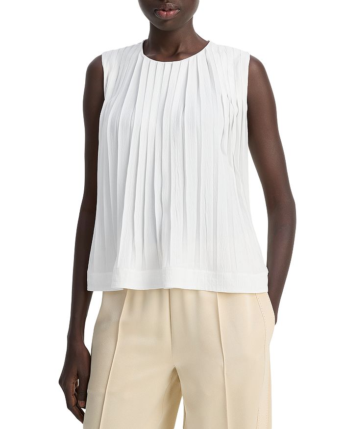 Складчатый топ с силуэтом А-силуэта Vince, слоновая кость/кремовый
Складчатый топ с силуэтом А-силуэта Vince, слоновая кость/кремовый