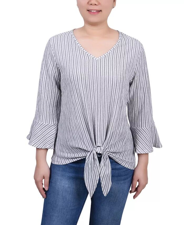 Текстурированный вязаный топ Petite с рукавами-колокольчиками 3/4 NY Collection, мультиколор
Текстурированный вязаный топ Petite с рукавами-колокольчиками 3/4 NY Collection, мультиколор