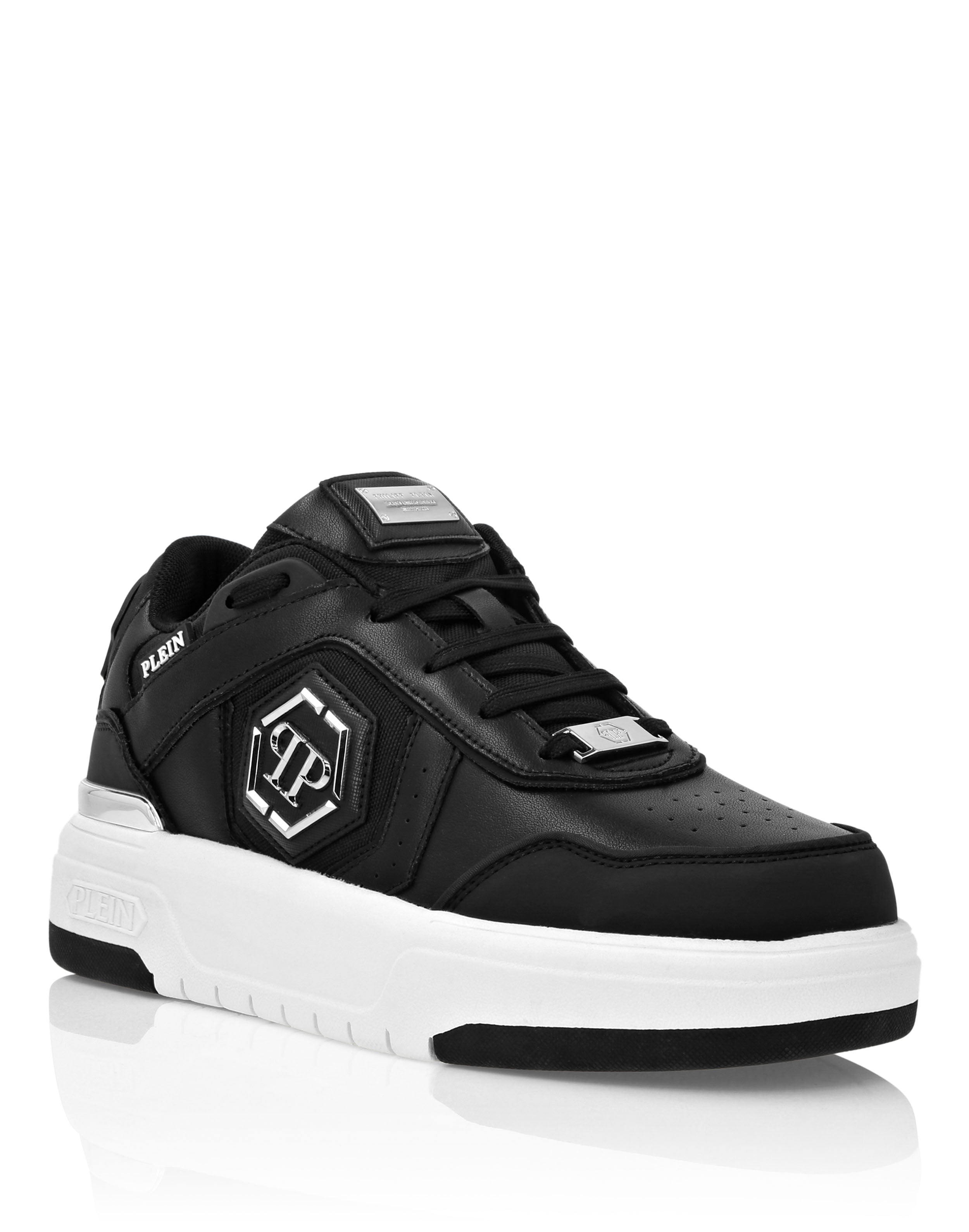 Кроссовки Lo-Top SK8R PLEIN LOW PHILIPP PLEIN, белый/черный 
Кроссовки Lo-Top SK8R PLEIN LOW PHILIPP PLEIN, белый/черный