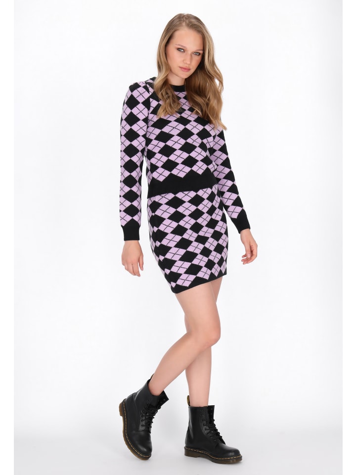 Женская юбка в черно-сиреневом цвете myMo ROCKS
Женская юбка в черно-сиреневом цвете myMo ROCKS