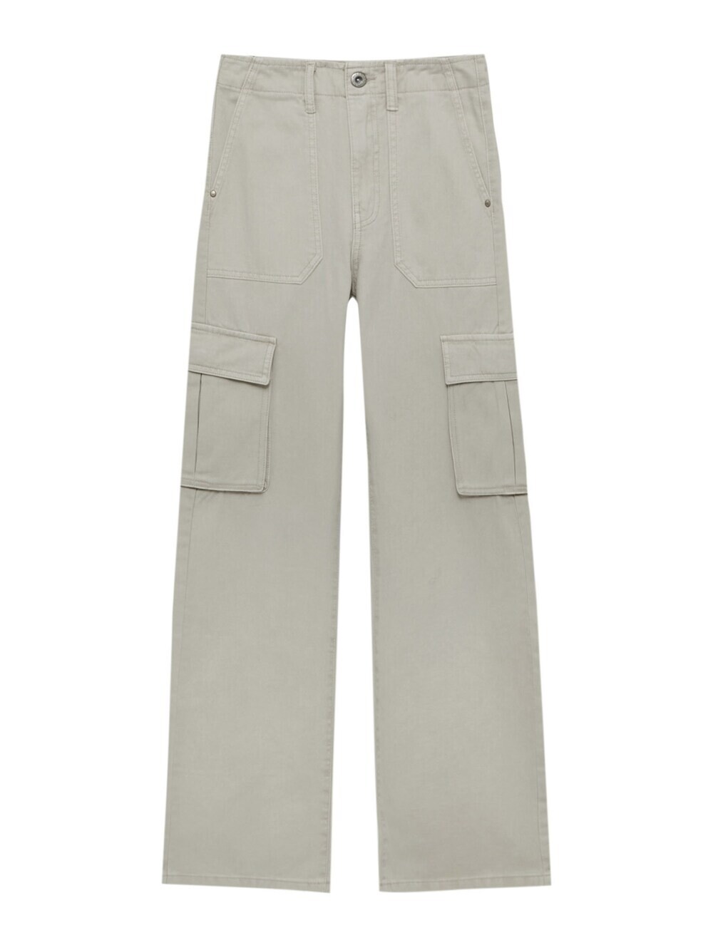 Обычные брюки-карго Pull&Bear, камень
Обычные брюки-карго Pull&Bear, камень