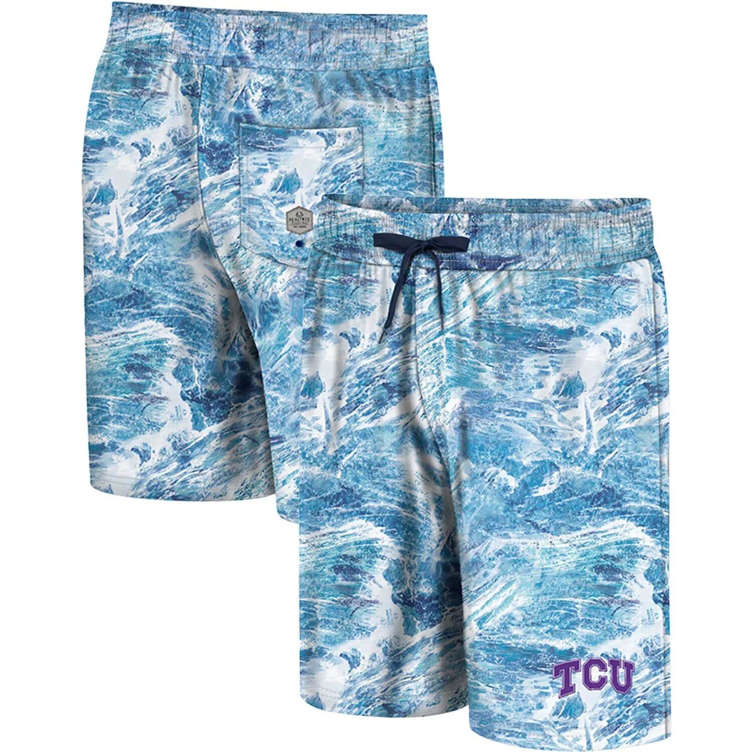 Мужские шорты для плавания Colosseum Blue TCU Horned Frogs Realtree Aspect Ohana 
Мужские шорты для плавания Colosseum Blue TCU Horned Frogs Realtree Aspect Ohana