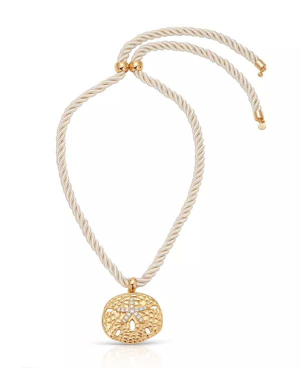 Ожерелье с подвеской в виде песчаного доллара Ettika, gold
Ожерелье с подвеской в виде песчаного доллара Ettika, gold