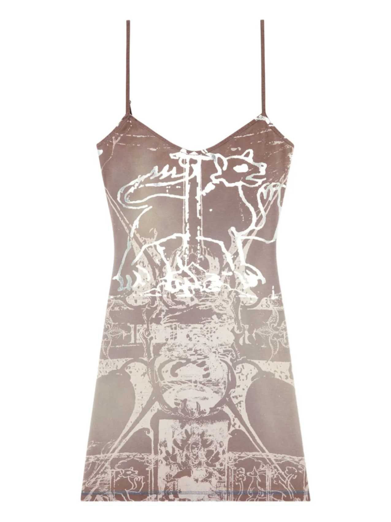 D-длинное мини-платье Diesel, нейтральный
D-длинное мини-платье Diesel, нейтральный