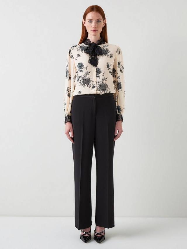 Блузка Violetta с кружевной отделкой и бантом на воротнике L.K.Bennett, Black/Cream
Блузка Violetta с кружевной отделкой и бантом на воротнике L.K.Bennett, Black/Cream