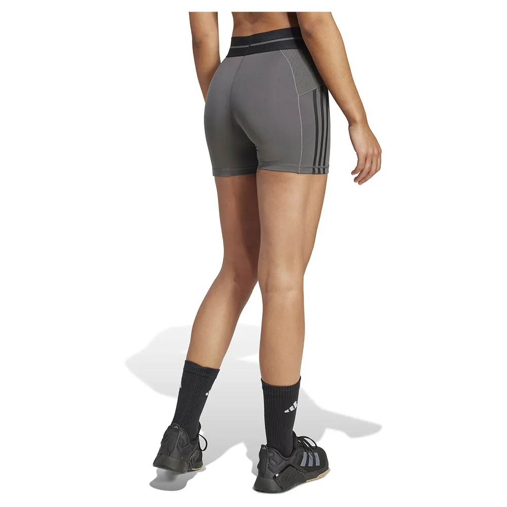 Леггинсы adidas Hyperglam Rib 4 short, серый 
Леггинсы adidas Hyperglam Rib 4 short, серый