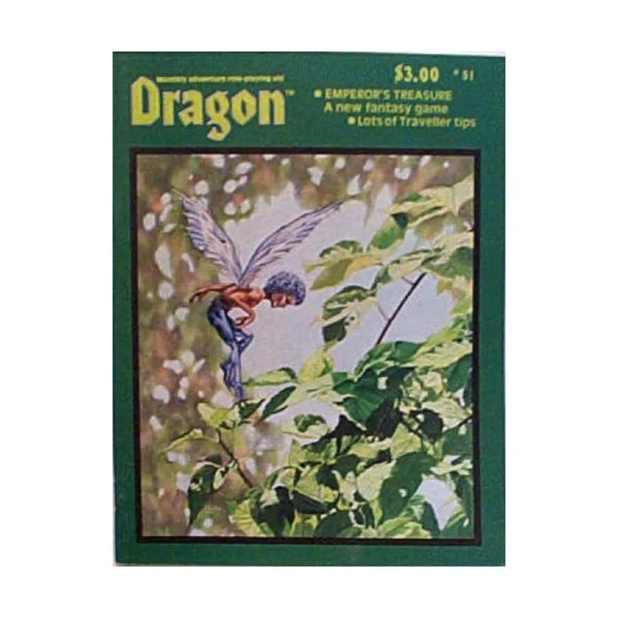 Журнал #51 w/Emperor's Treasure Game, Dragon Magazine #051 - #100
Журнал #51 w/Emperor's Treasure Game, Dragon Magazine #051 - #100