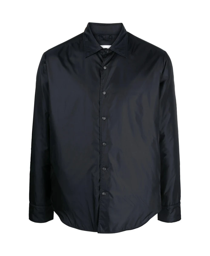 Черная классическая рубашка на пуговицах Aspesi, черный
Черная классическая рубашка на пуговицах Aspesi, черный