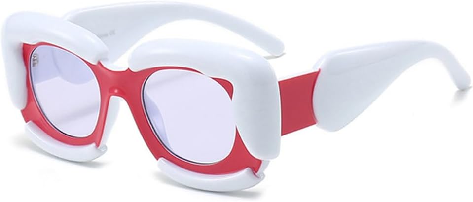 Мужские солнцезащитные очки большого размера, уникальные, модные, двухцветные, женские, с защитой от УФ-излучения UV400, женские солнцезащитные очки для активного отдыха TYUVIVO, White Red Purple
Мужские солнцезащитные очки большого размера, уникальные, модные, двухцветные, женские, с защитой от УФ-излучения UV400, женские солнцезащитные очки для активного отдыха TYUVIVO, White Red Purple