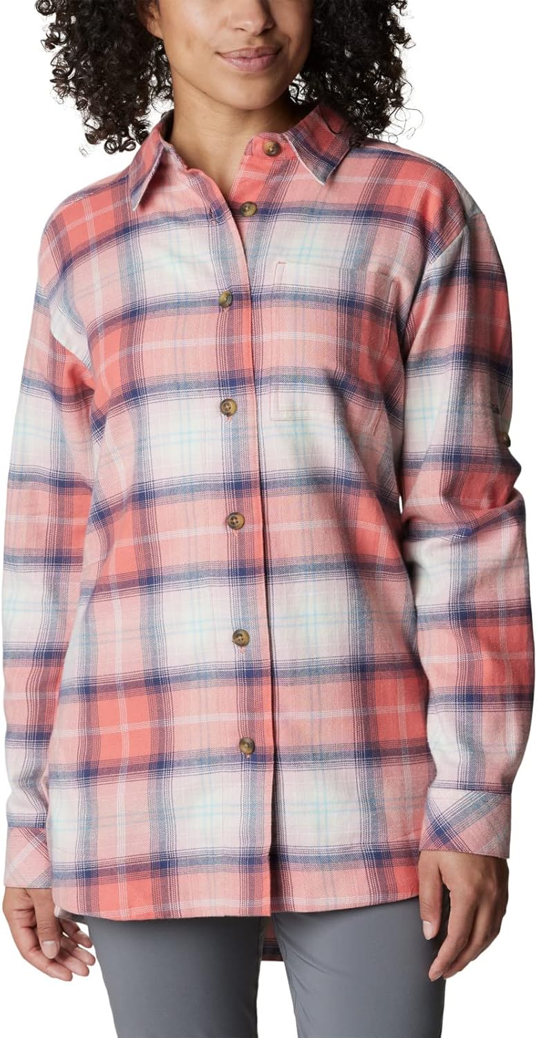 Columbia Womens Holly Hideaway Фланелевая рубашкаButton Down, Faded Peach Ombre Tartan
Columbia Womens Holly Hideaway Фланелевая рубашкаButton Down, Faded Peach Ombre Tartan