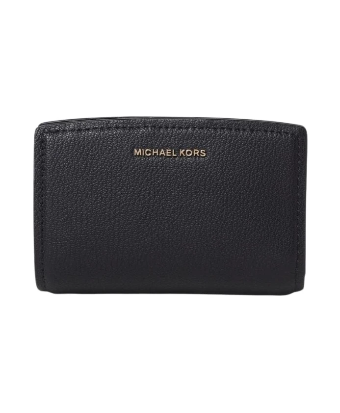 Трехсекционный кошелек из зернистой кожи Michael Kors, черный
Трехсекционный кошелек из зернистой кожи Michael Kors, черный