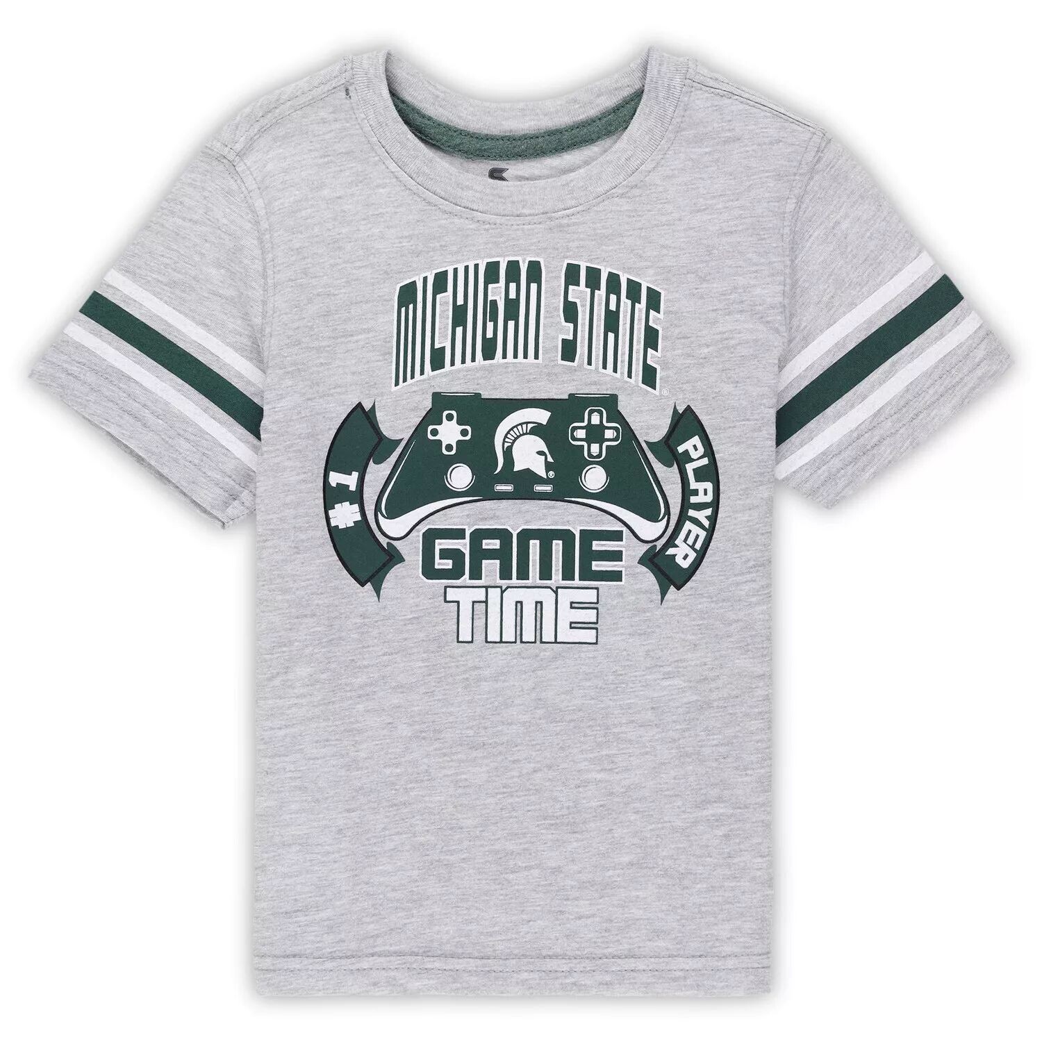 Футболка для малышей Colosseum Heather Grey Michigan State Spartans Gamer Colosseum
Футболка для малышей Colosseum Heather Grey Michigan State Spartans Gamer Colosseum
