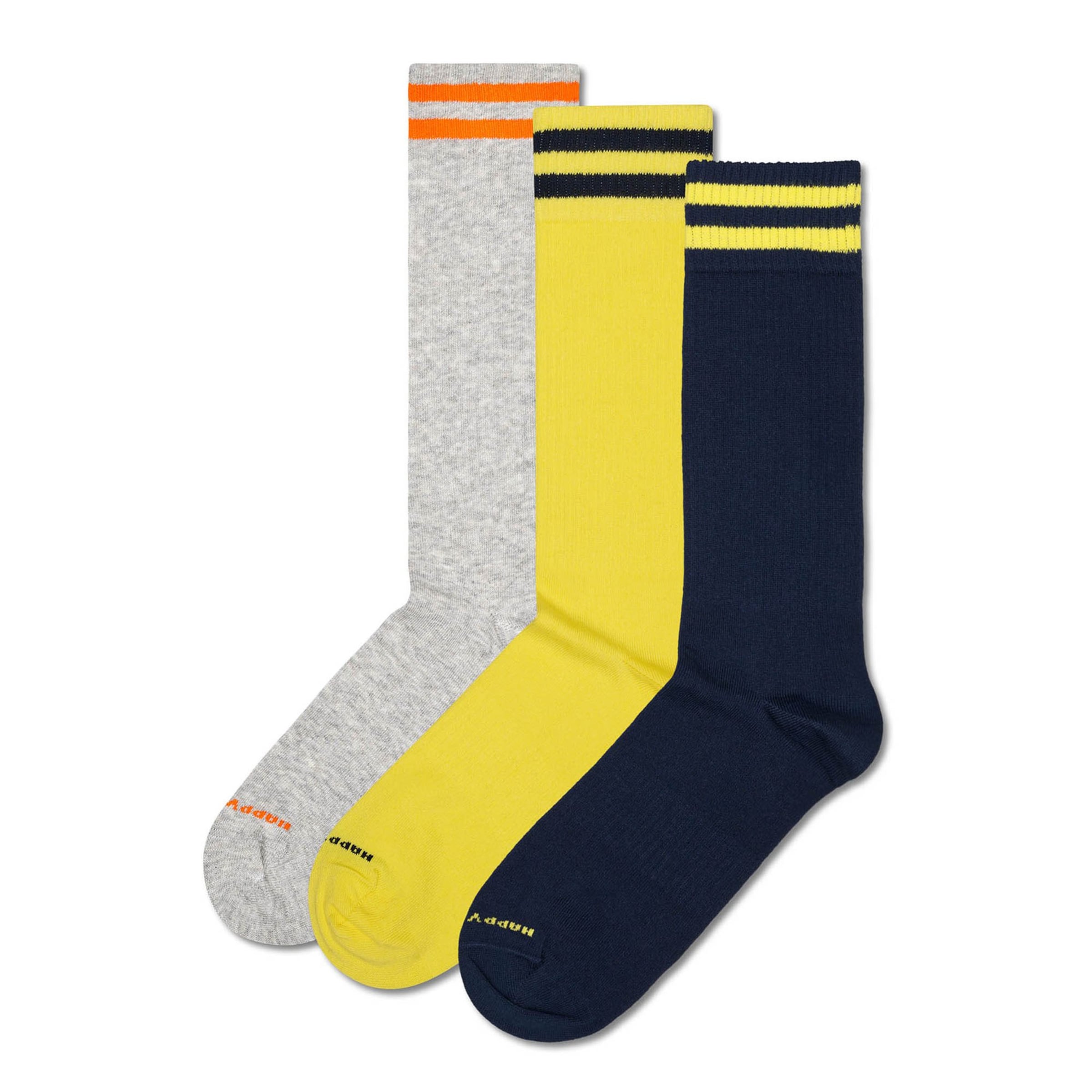 Happy Носки в цветах Yellow, Grey, Black
Happy Носки в цветах Yellow, Grey, Black
