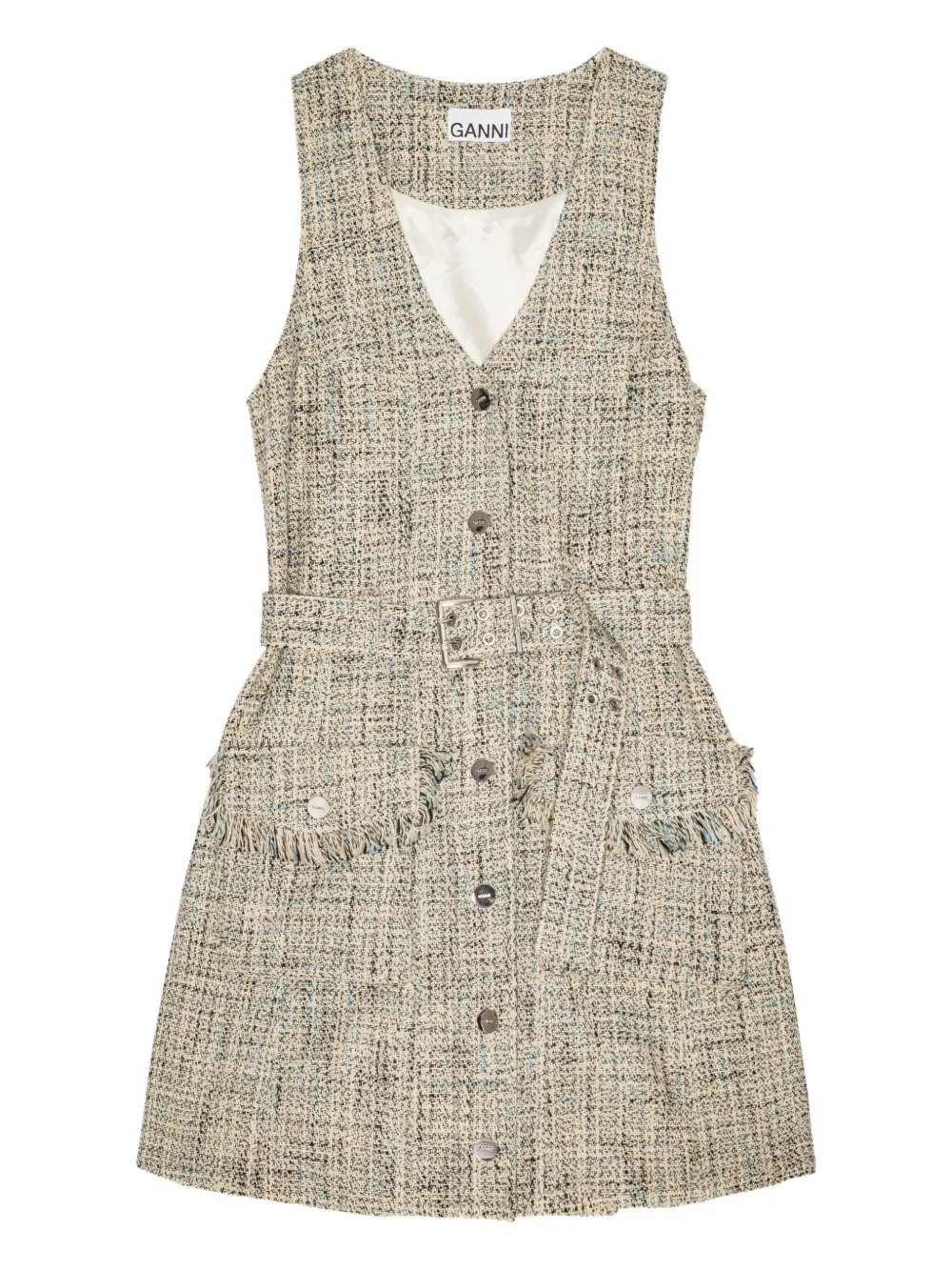 Твидовое платье мини GANNI
Твидовое платье мини GANNI