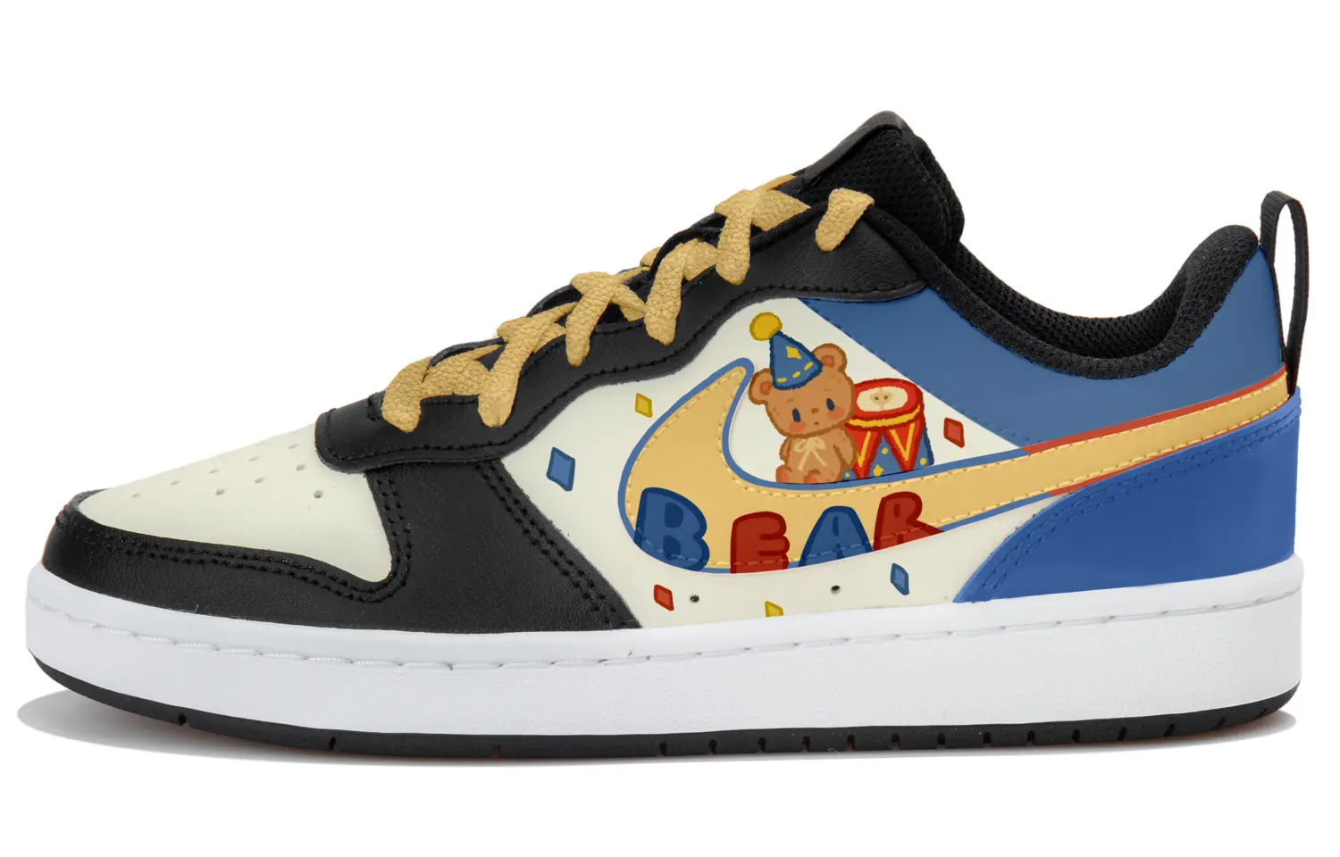Nike Кроссовки для скейтбординга Court Borough Childhood Fun Party Bear Low top Kids' Beige Black Blue
Nike Кроссовки для скейтбординга Court Borough Childhood Fun Party Bear Low top Kids' Beige Black Blue