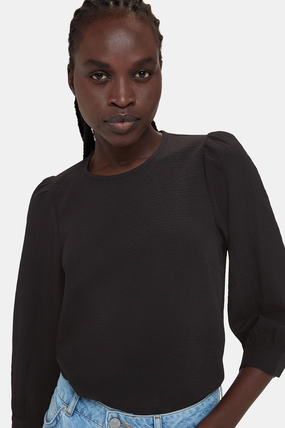 Зенни блузка Whistles, черный
Зенни блузка Whistles, черный