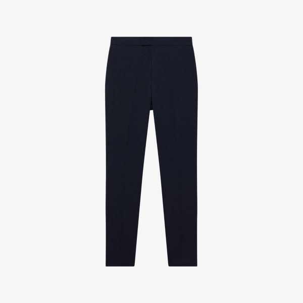 Брюки Reiss узкие с завязками, синий 
Брюки Reiss узкие с завязками, синий