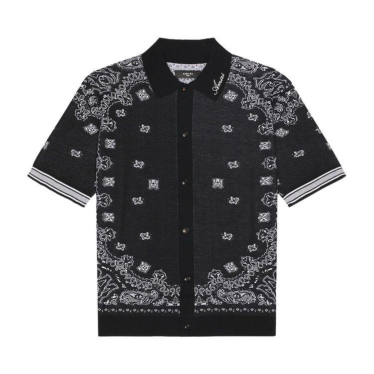 Поло Amiri Bandana Polo 'Black'
Поло Amiri Bandana Polo 'Black'