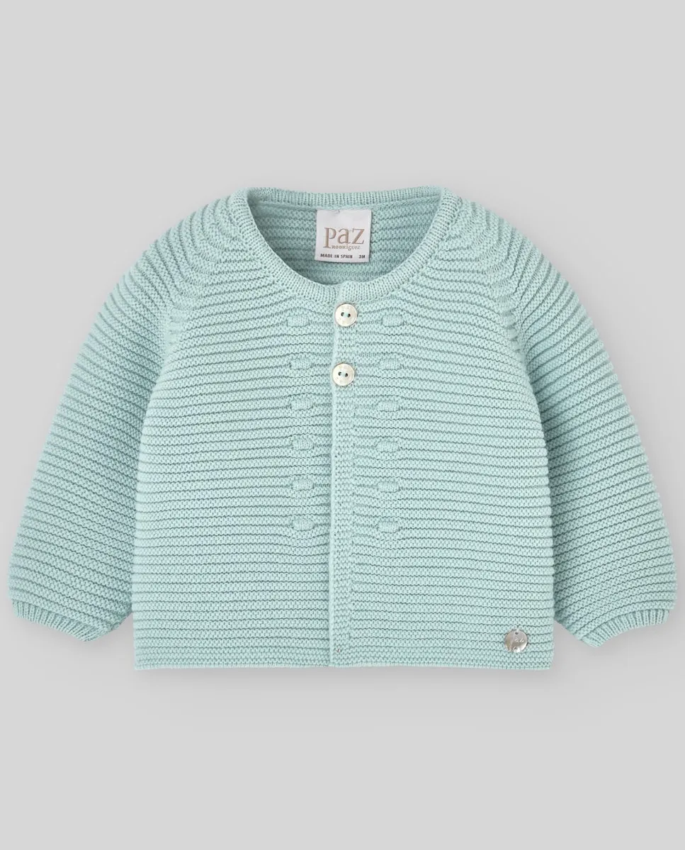 Детская вязаная куртка коллекции Esencial Paz Rodríguez, мятный
Детская вязаная куртка коллекции Esencial Paz Rodríguez, мятный