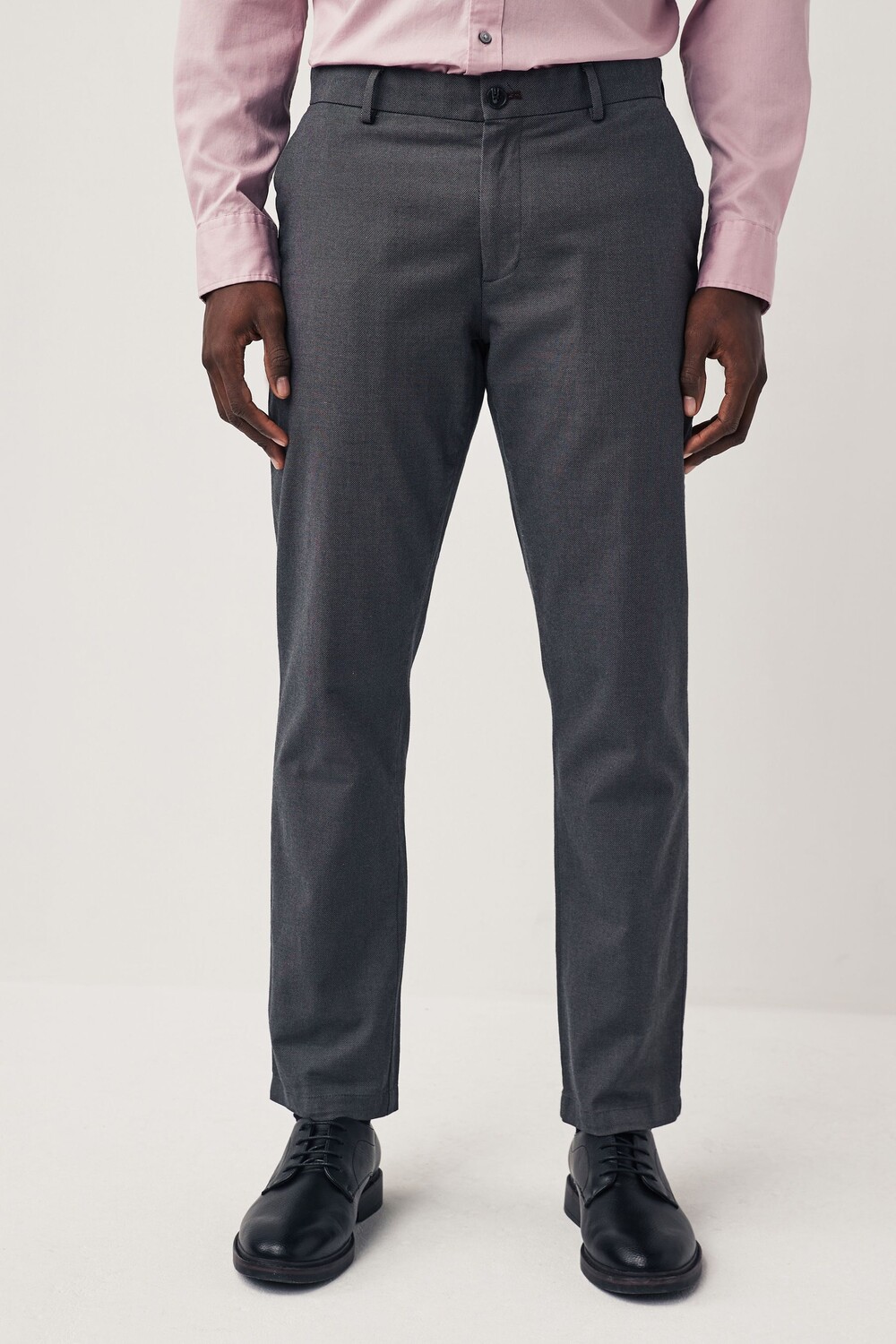 Брюки чиносы с элегантной текстурой Next, серый
Брюки чиносы с элегантной текстурой Next, серый