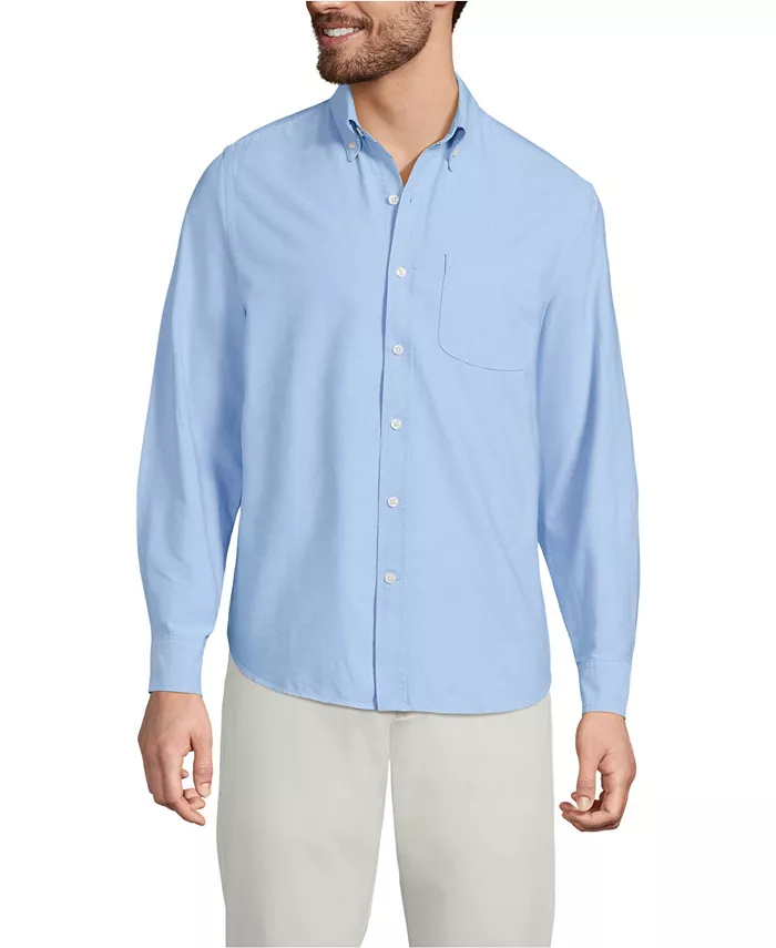 Мужская оксфордская рубашка с длинными рукавами Sail Rigger Lands' End, синий
Мужская оксфордская рубашка с длинными рукавами Sail Rigger Lands' End, синий