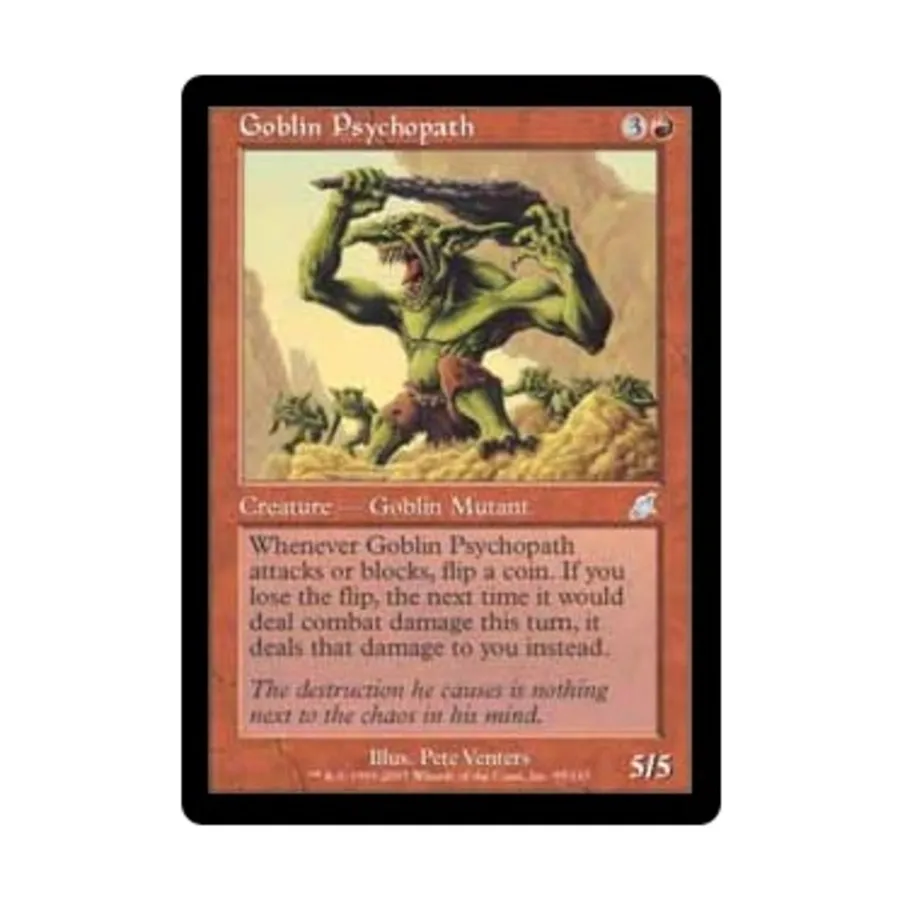 CCG Гоблин-психопат (U), MTG - Scourge
CCG Гоблин-психопат (U), MTG - Scourge