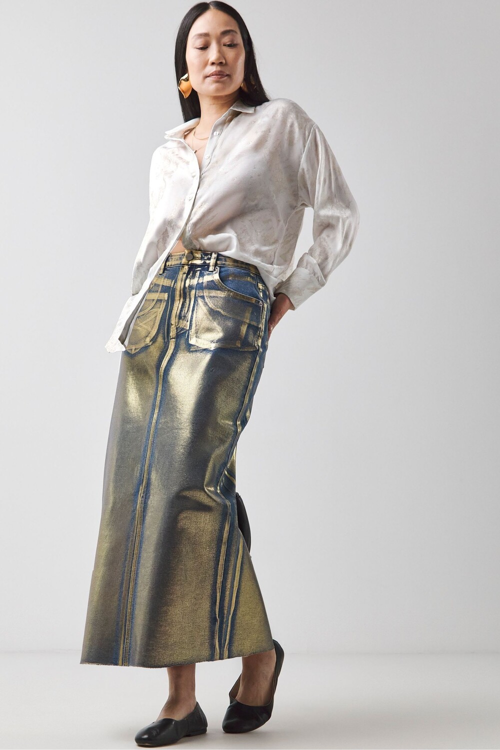 Металлическая юбка колонна Jd Williams, золотой
Металлическая юбка колонна Jd Williams, золотой