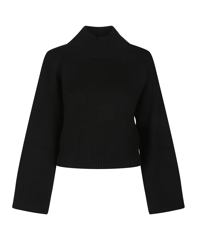 Уютный вязаный свитер с высоким воротником Fabiana Filippi, черный
Уютный вязаный свитер с высоким воротником Fabiana Filippi, черный