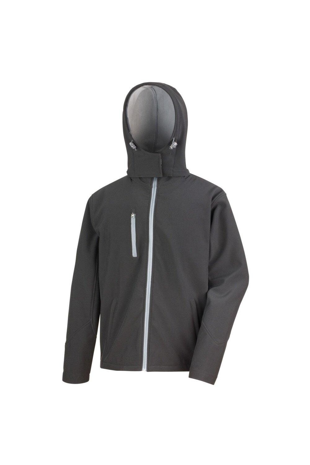 Куртка из софтшелла Core Lite с капюшоном Result, черный
Куртка из софтшелла Core Lite с капюшоном Result, черный