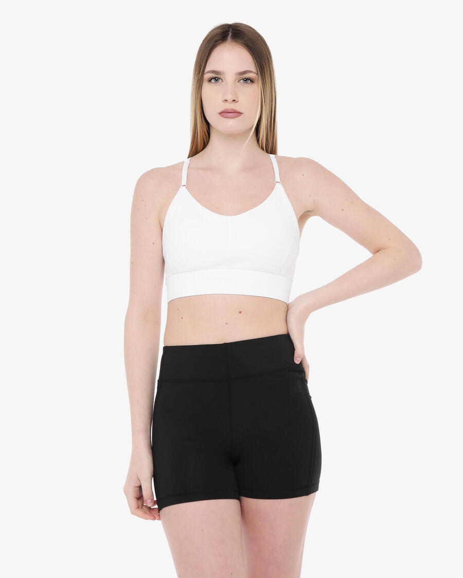 JAKED белая синтетическая майка для фитнеса для женщин
JAKED белая синтетическая майка для фитнеса для женщин