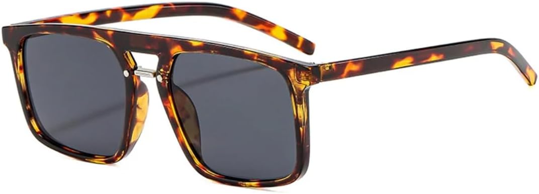 Ретро-солнцезащитные очки с двойной перемычкой для женщин, роскошные, для активного отдыха, вождения, путешествий, походов, с защитой от УФ-излучения UV400 TVTBBVV, Leopard Gray
Ретро-солнцезащитные очки с двойной перемычкой для женщин, роскошные, для активного отдыха, вождения, путешествий, походов, с защитой от УФ-излучения UV400 TVTBBVV, Leopard Gray