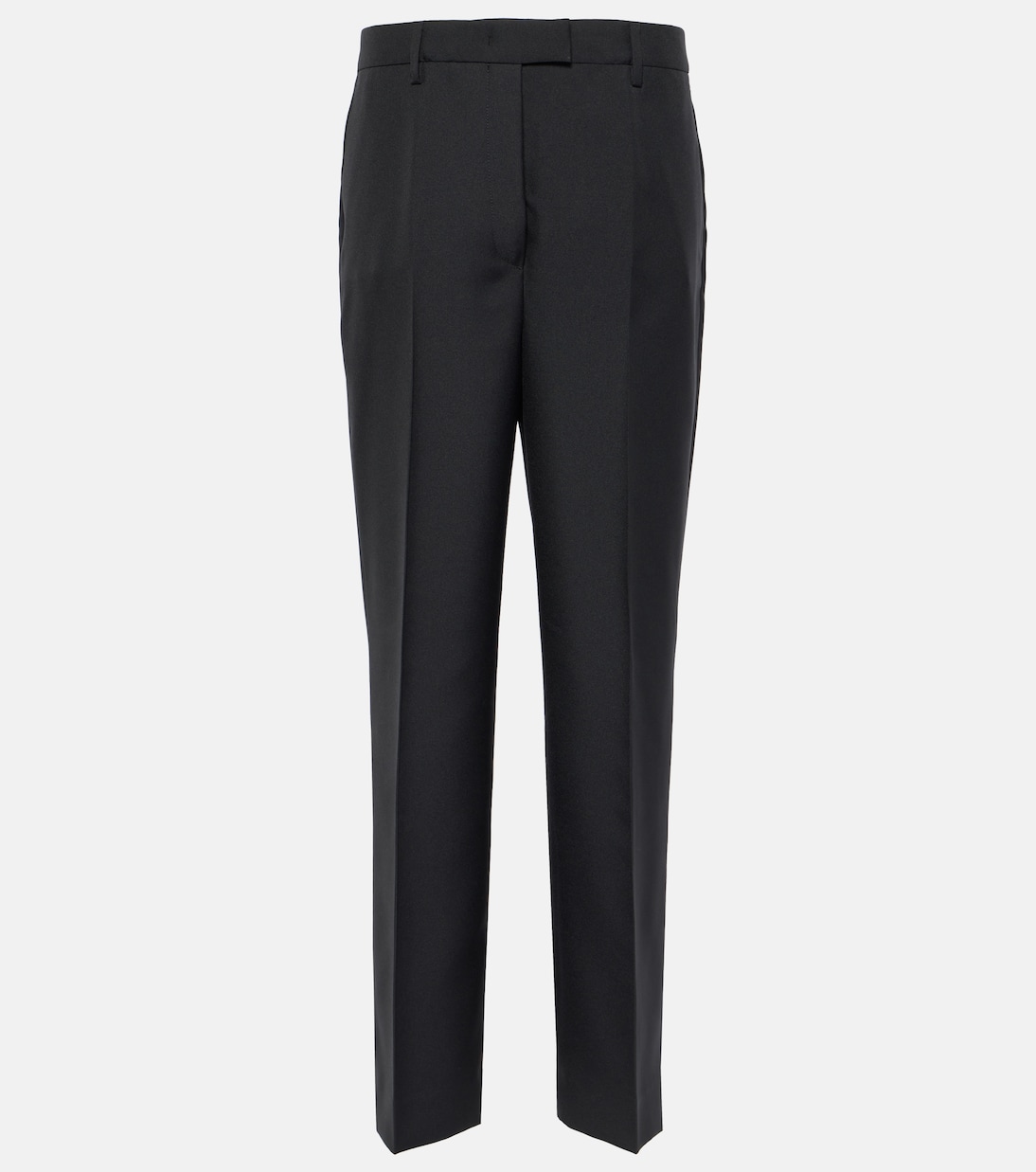 Прямые брюки со средней посадкой Prada, черный
Прямые брюки со средней посадкой Prada, черный